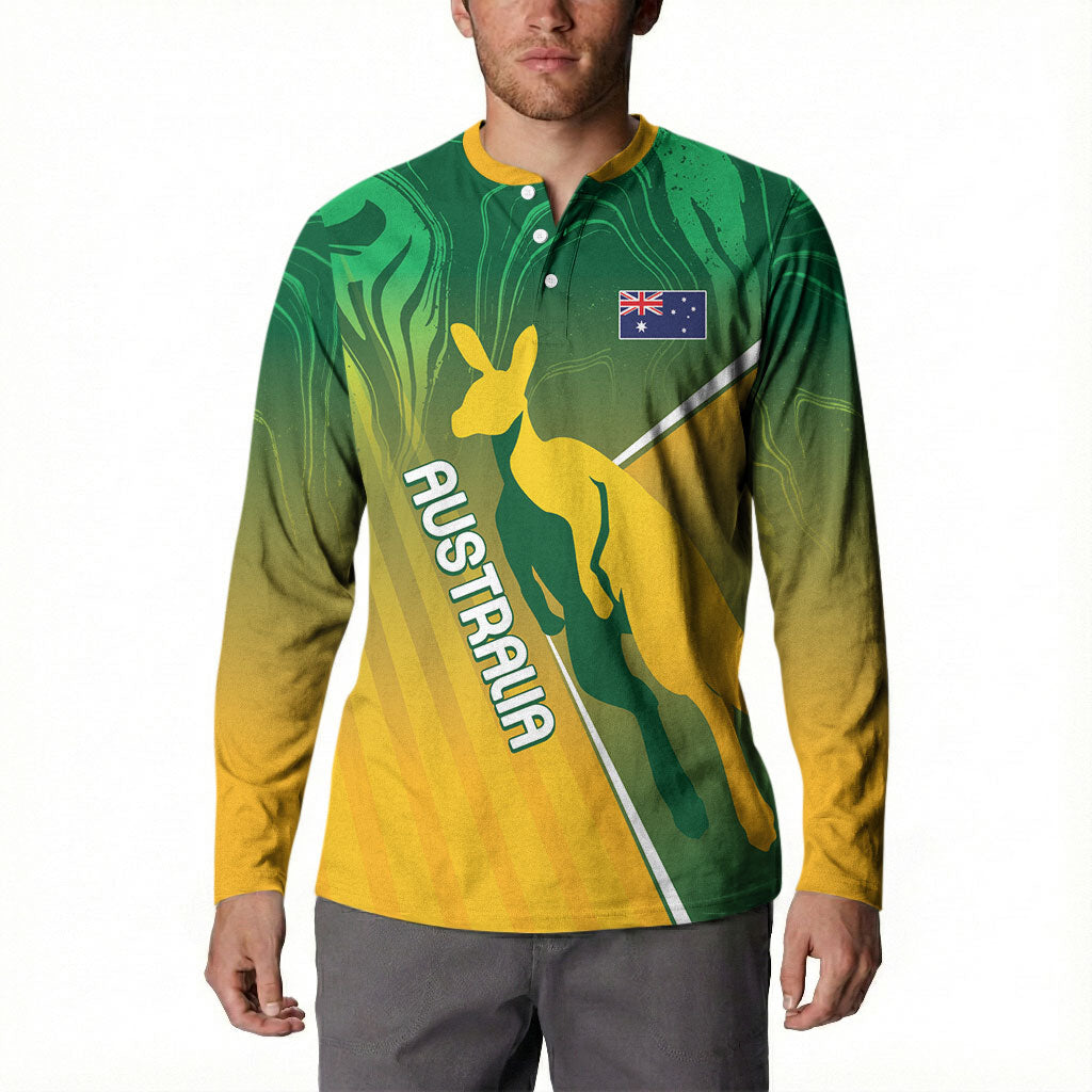 Australia Rugby Rivals Personalised Button Sweatshirt Modern Motif