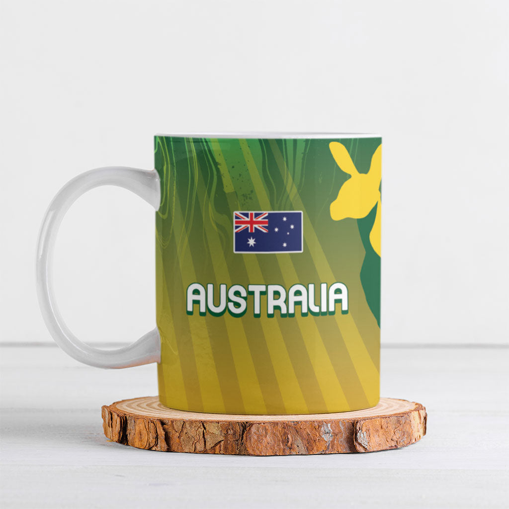 Australia Rugby Rivals Ceramic Mug Modern Motif