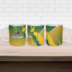 Australia Rugby Rivals Ceramic Mug Modern Motif