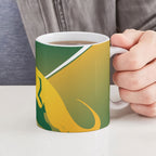 Australia Rugby Rivals Ceramic Mug Modern Motif