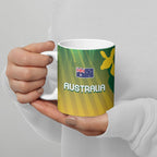 Australia Rugby Rivals Ceramic Mug Modern Motif