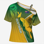 Australia Rugby Rivals Personalised Cross Shoulder Shirt Modern Motif