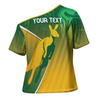 Australia Rugby Rivals Personalised Cross Shoulder Shirt Modern Motif