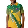 Australia Rugby Rivals Personalised Kid Polo Shirt Modern Motif