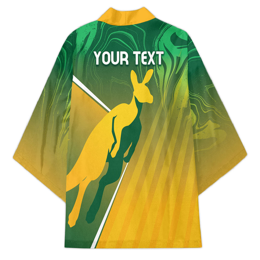 Australia Rugby Rivals Personalised Kimono Modern Motif