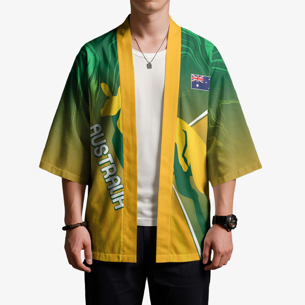 Australia Rugby Rivals Personalised Kimono Modern Motif