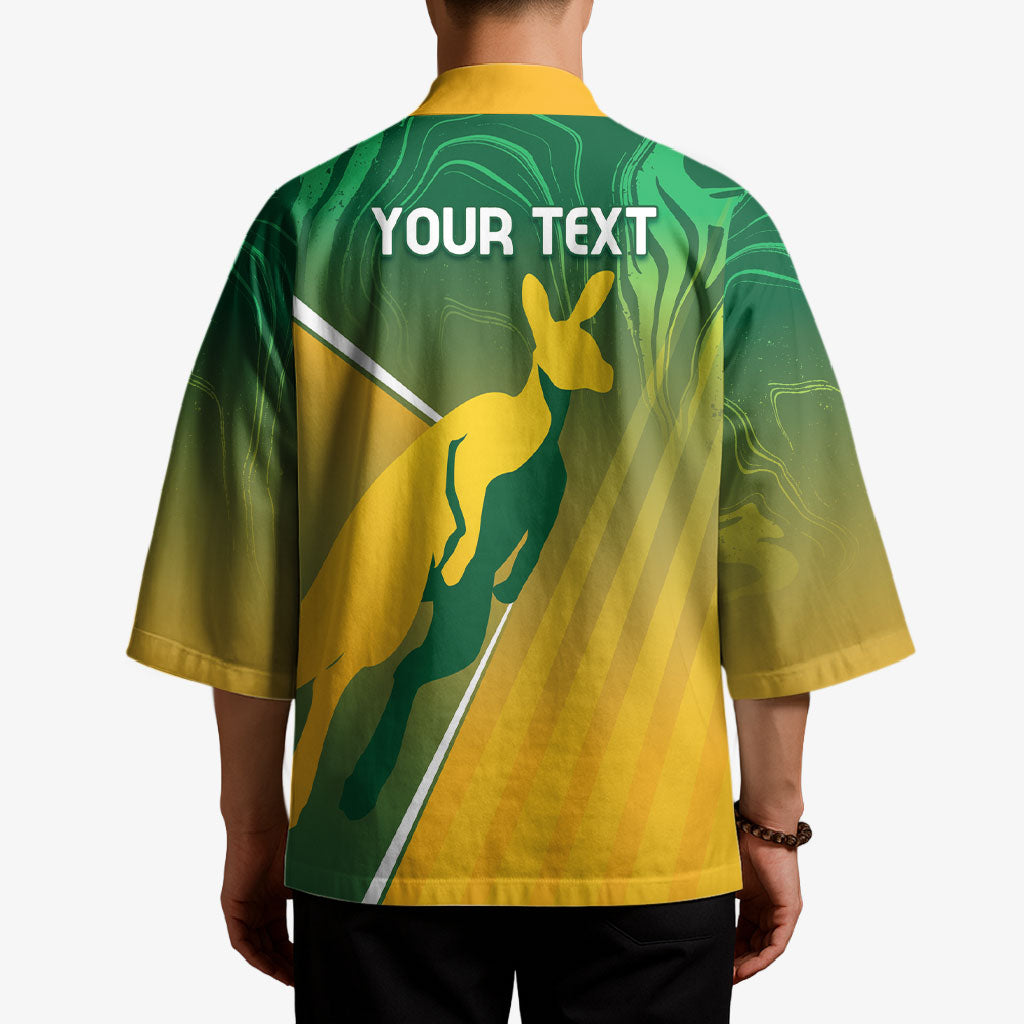 Australia Rugby Rivals Personalised Kimono Modern Motif