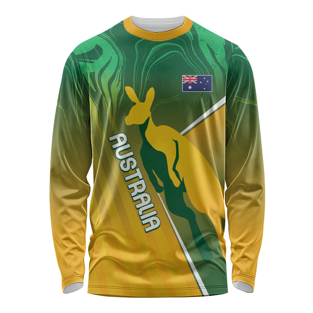 Australia Rugby Rivals Personalised Long Sleeve Shirt Modern Motif