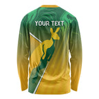 Australia Rugby Rivals Personalised Long Sleeve Shirt Modern Motif