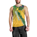 Australia Rugby Rivals Personalised Men Tank Top Modern Motif