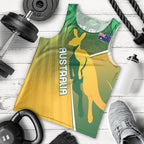 Australia Rugby Rivals Personalised Men Tank Top Modern Motif