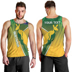 Australia Rugby Rivals Personalised Men Tank Top Modern Motif
