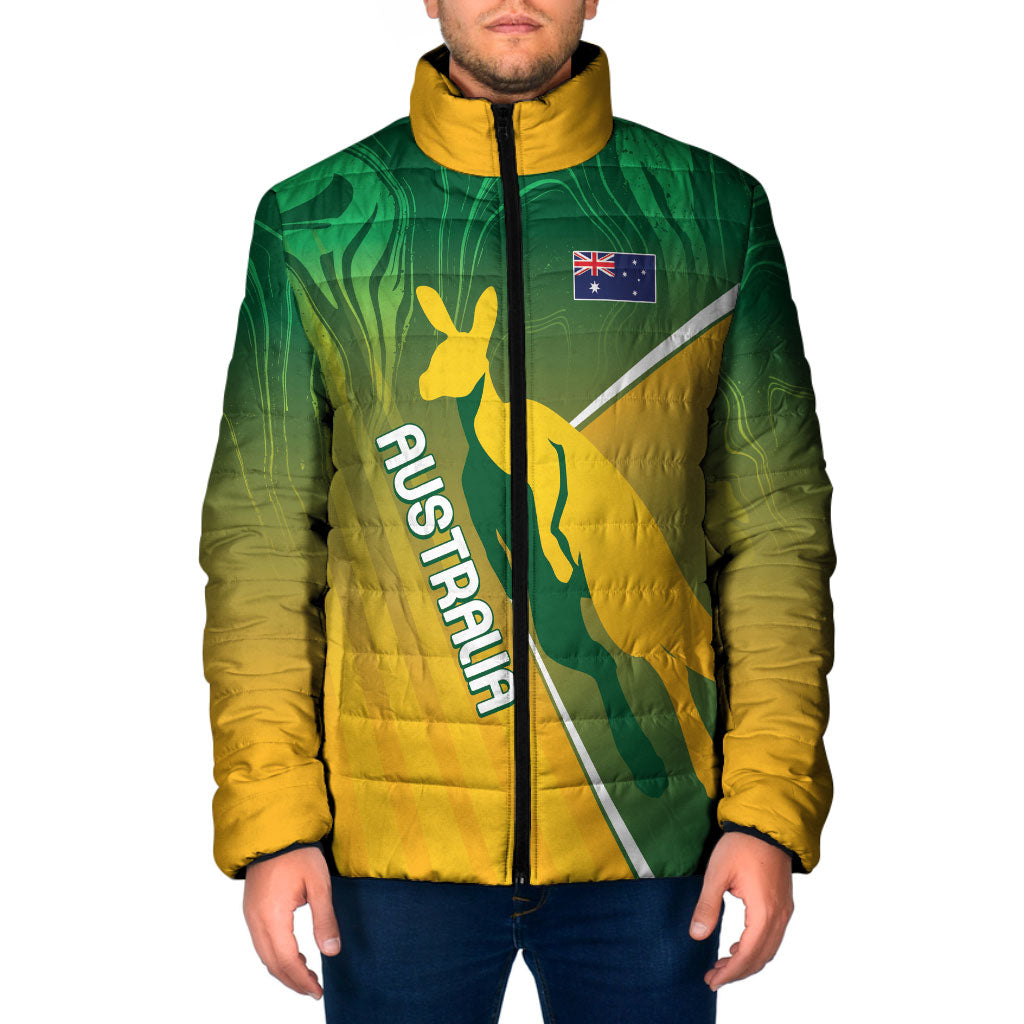 Australia Rugby Rivals Personalised Padded Jacket Modern Motif