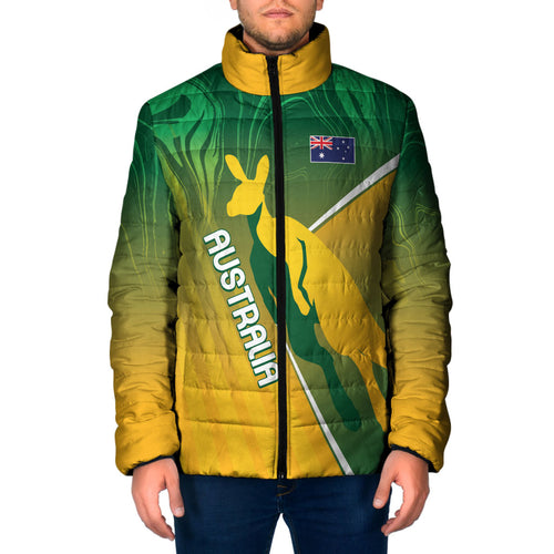 Australia Rugby Rivals Personalised Padded Jacket Modern Motif