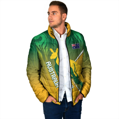 Australia Rugby Rivals Personalised Padded Jacket Modern Motif
