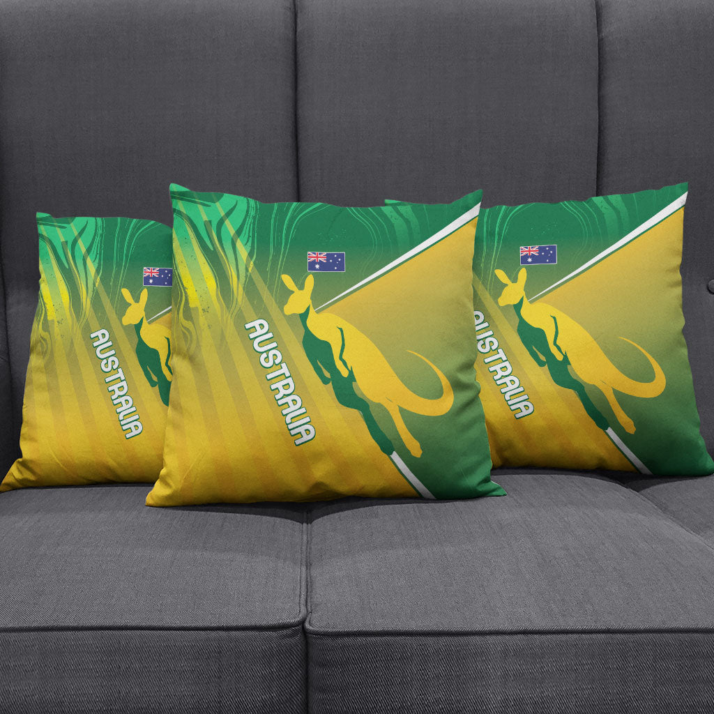 Australia Rugby Rivals Pillow Cover Modern Motif