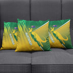 Australia Rugby Rivals Pillow Cover Modern Motif