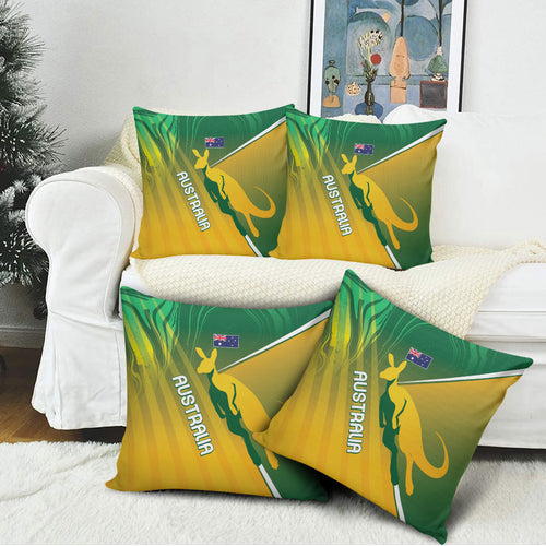 Australia Rugby Rivals Pillow Cover Modern Motif