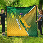 Australia Rugby Rivals Quilt Modern Motif