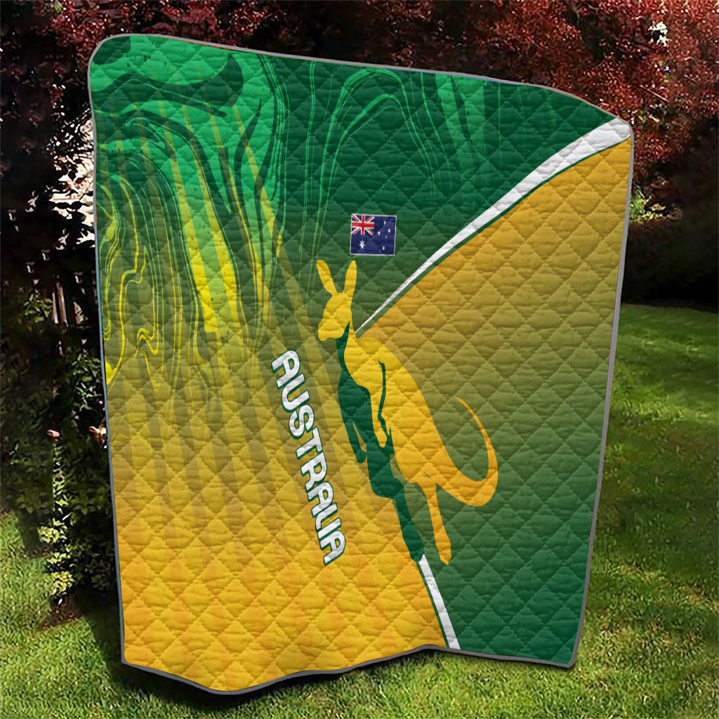 Australia Rugby Rivals Quilt Modern Motif