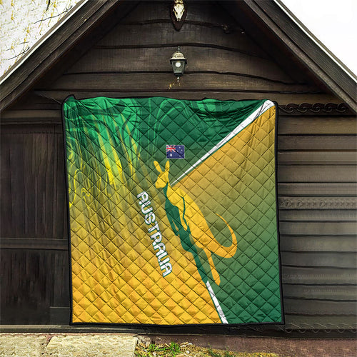 Australia Rugby Rivals Quilt Modern Motif