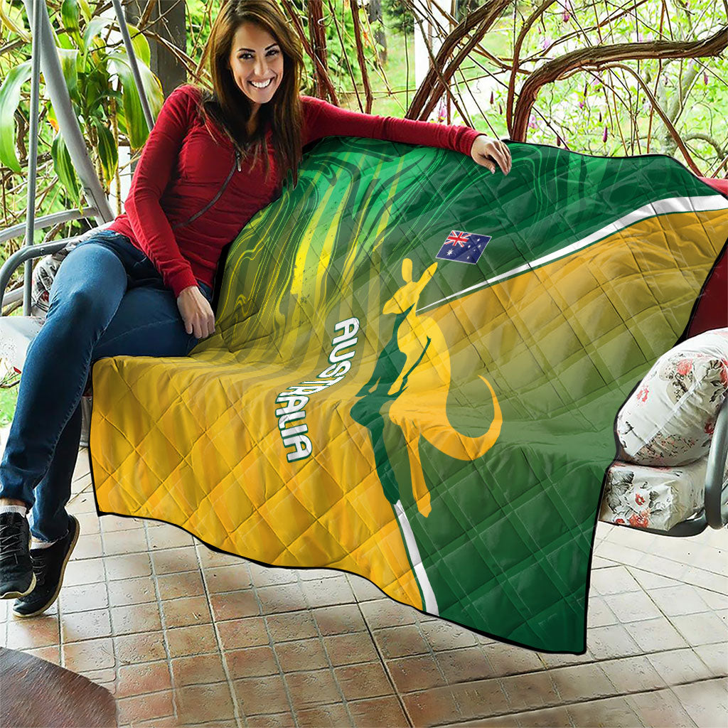 Australia Rugby Rivals Quilt Modern Motif