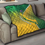 Australia Rugby Rivals Quilt Modern Motif