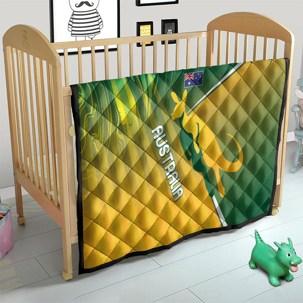 Australia Rugby Rivals Quilt Modern Motif