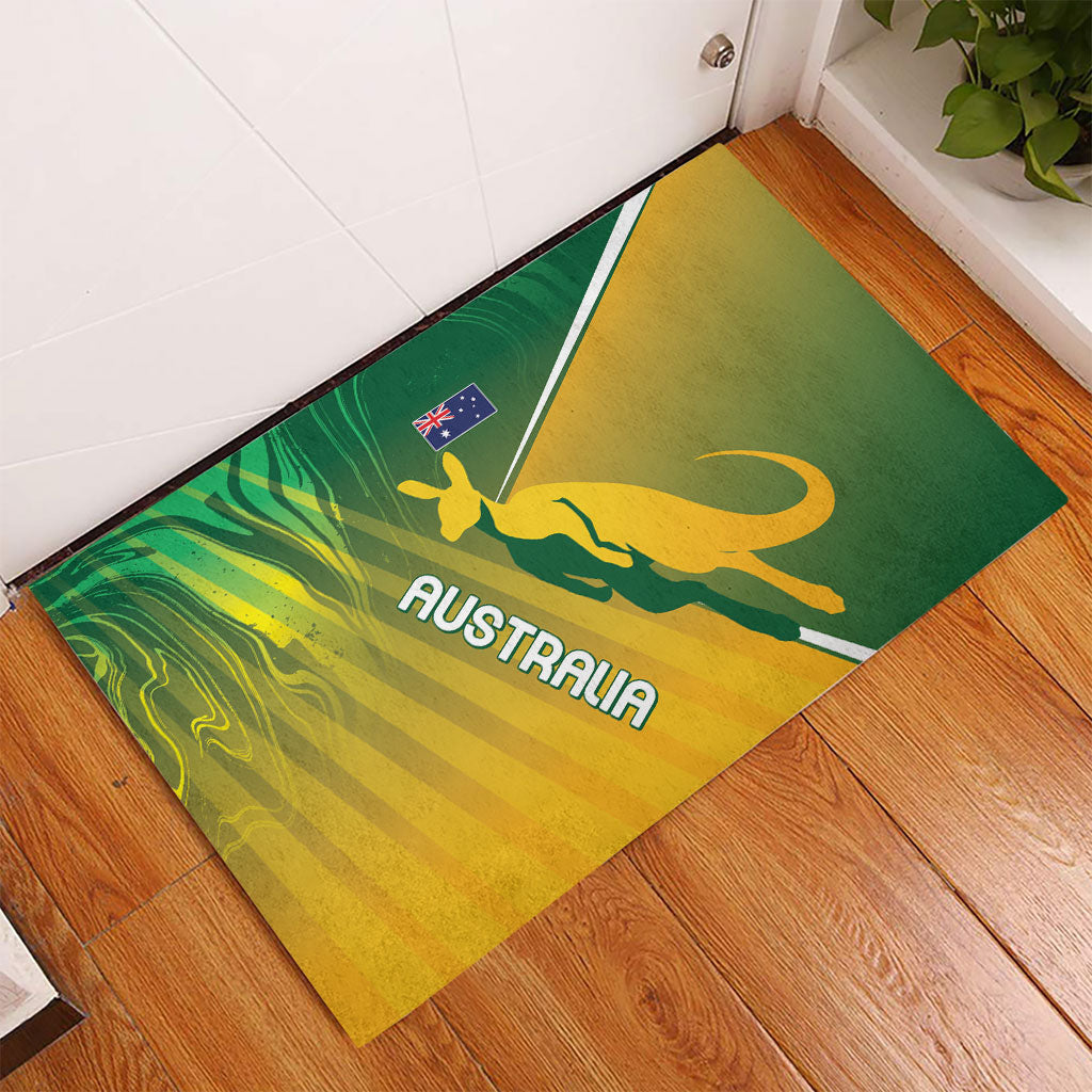 Australia Rugby Rivals Rubber Doormat Modern Motif