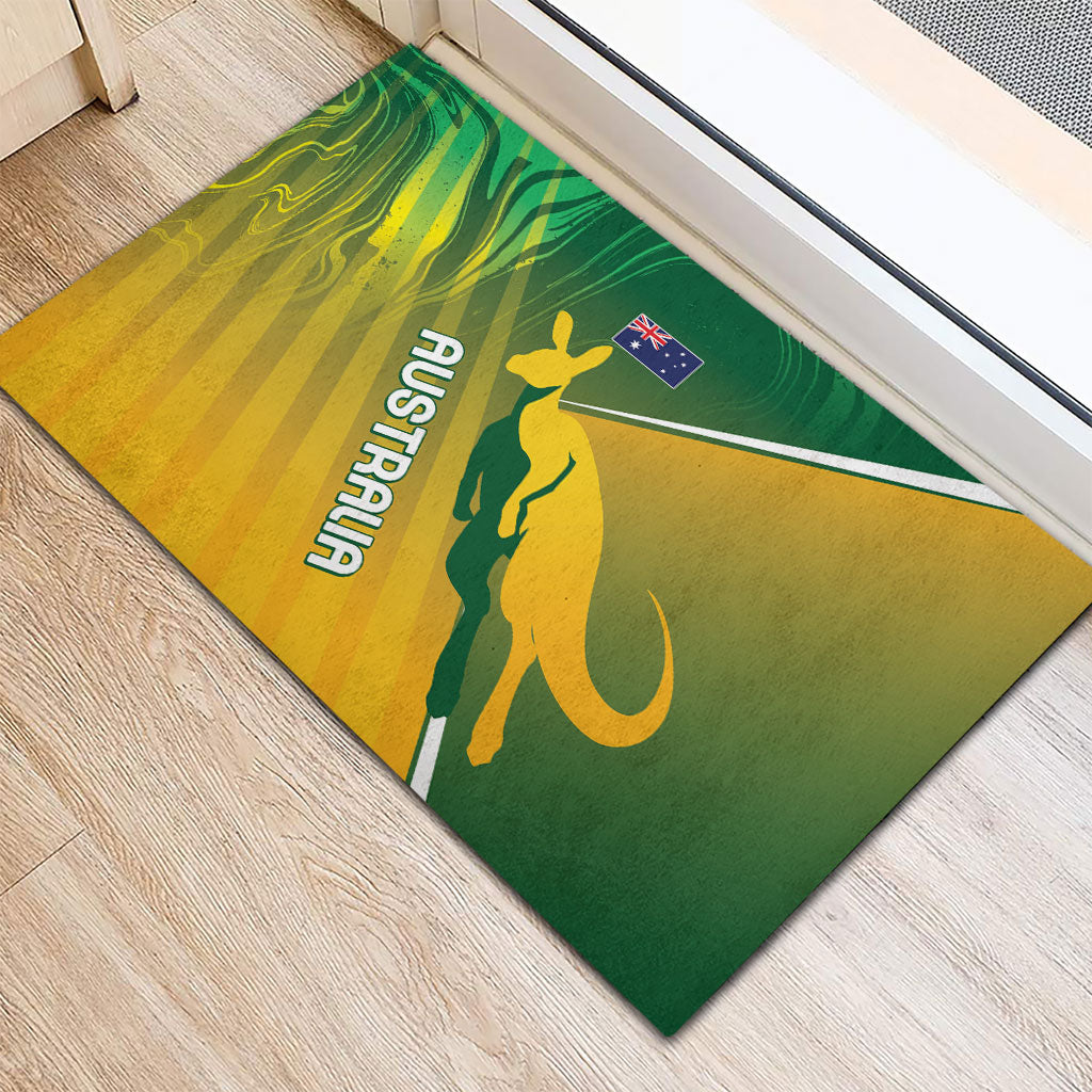 Australia Rugby Rivals Rubber Doormat Modern Motif