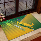 Australia Rugby Rivals Rubber Doormat Modern Motif