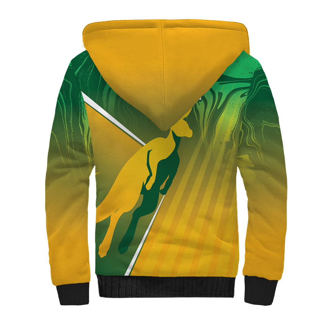 Australia Rugby Rivals Personalised Sherpa Hoodie Modern Motif