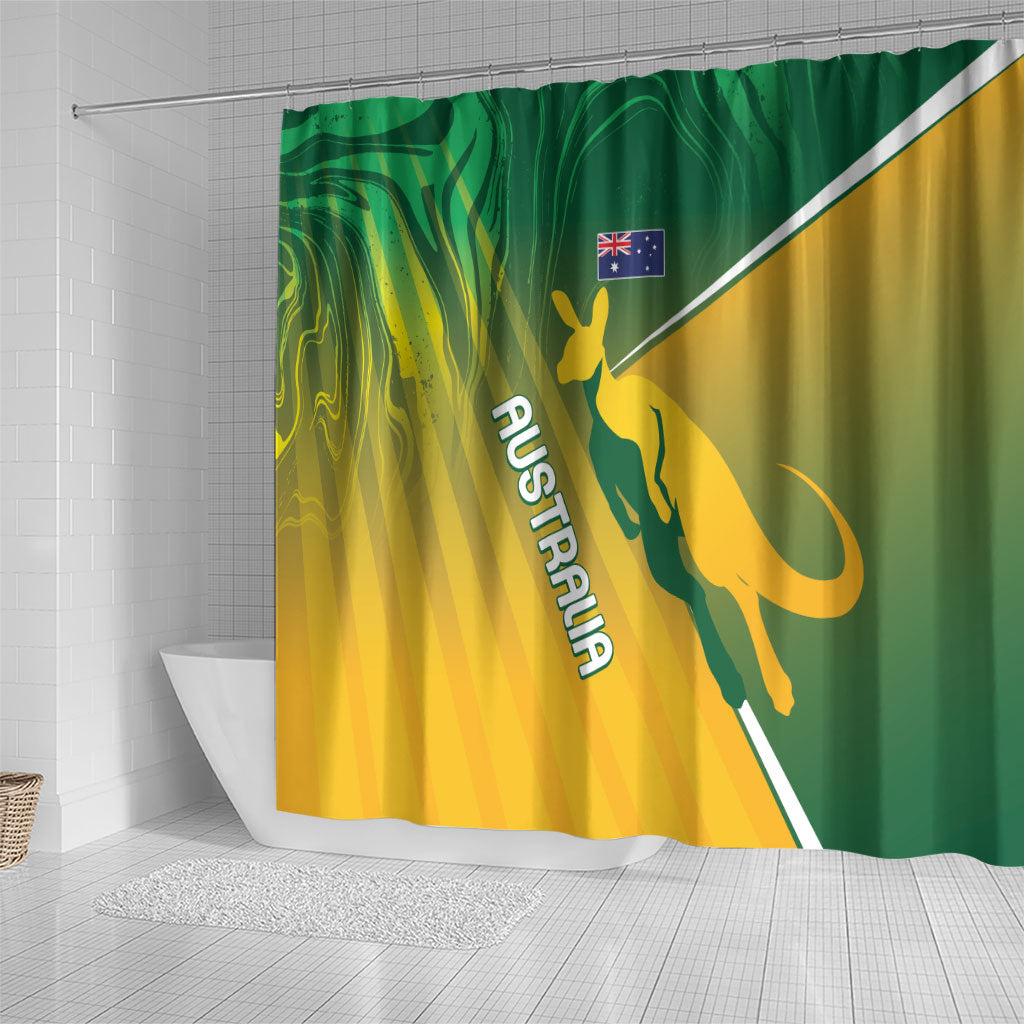Australia Rugby Rivals Shower Curtain Modern Motif
