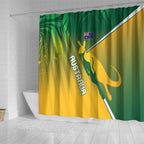 Australia Rugby Rivals Shower Curtain Modern Motif