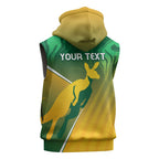 Australia Rugby Rivals Personalised Sleeveless Hoodie Modern Motif