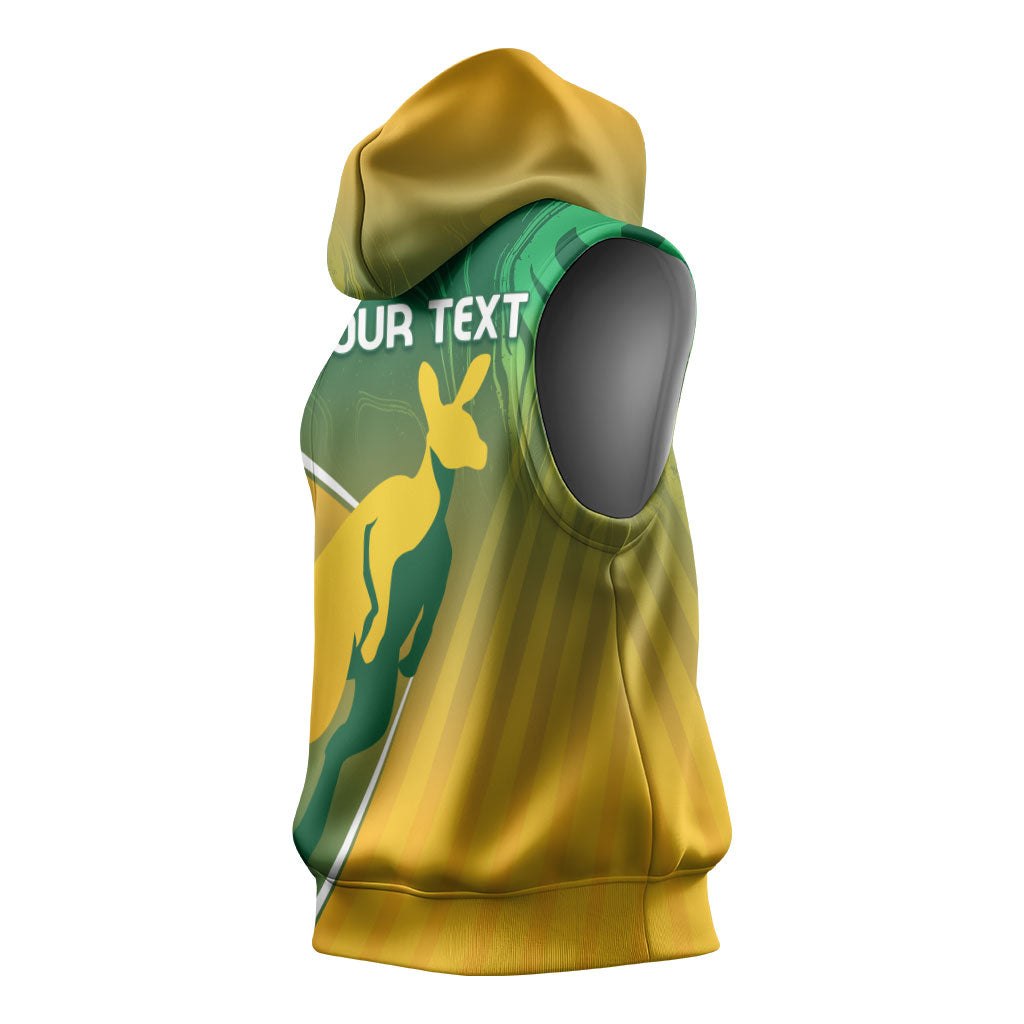 Australia Rugby Rivals Personalised Sleeveless Hoodie Modern Motif