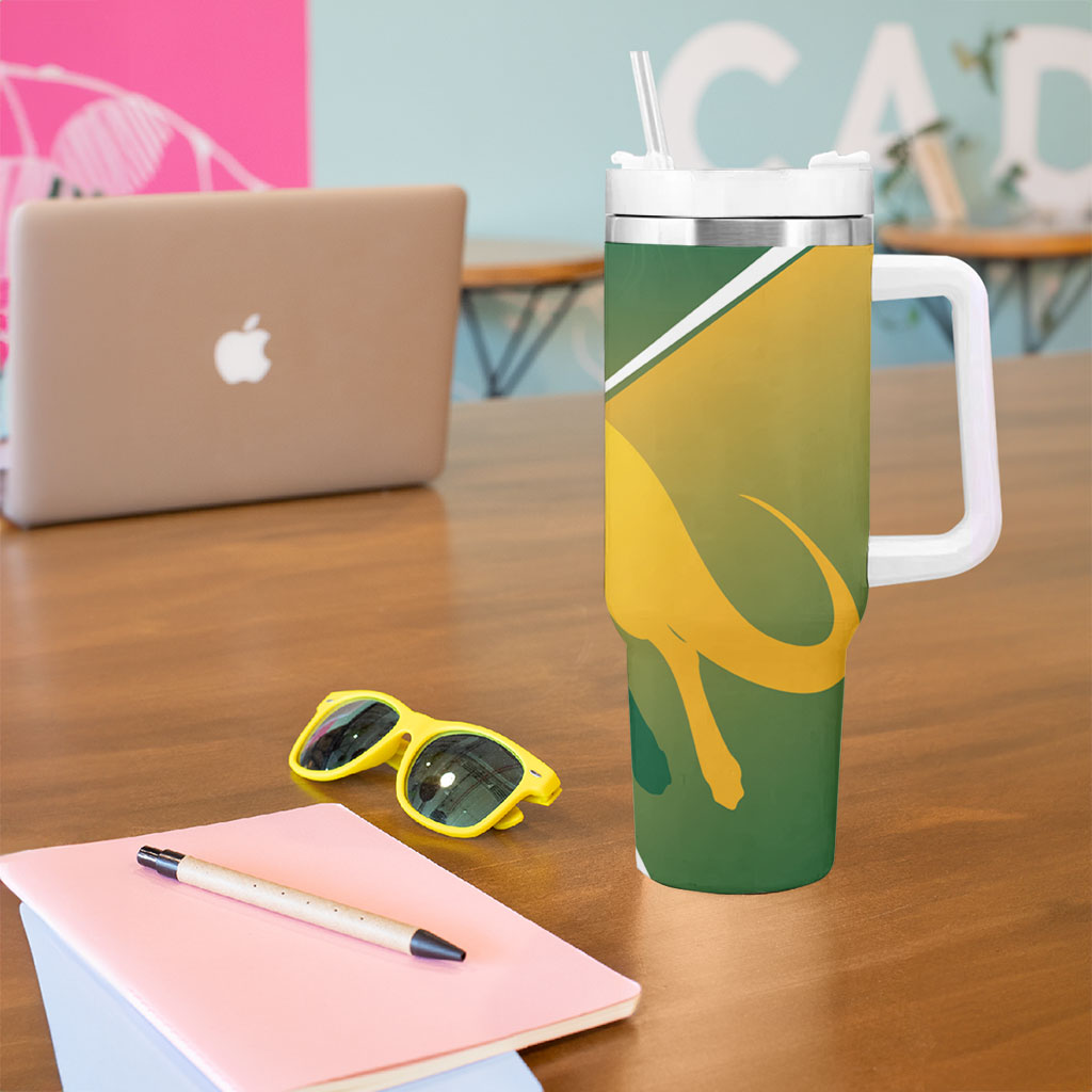 Australia Rugby Rivals Tumbler With Handle Modern Motif
