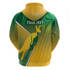 Australia Rugby Rivals Personalised Zip Hoodie Modern Motif