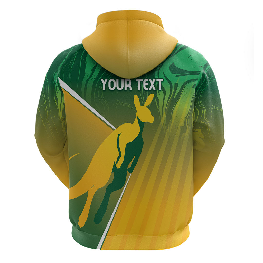 Australia Rugby Rivals Personalised Zip Hoodie Modern Motif