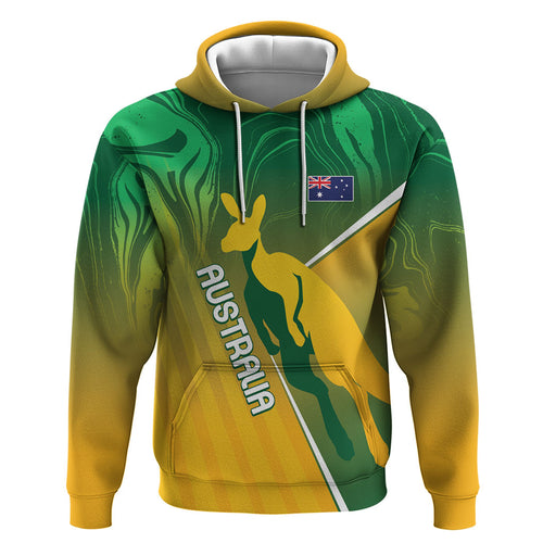 Australia Rugby Rivals Personalised Zip Hoodie Modern Motif