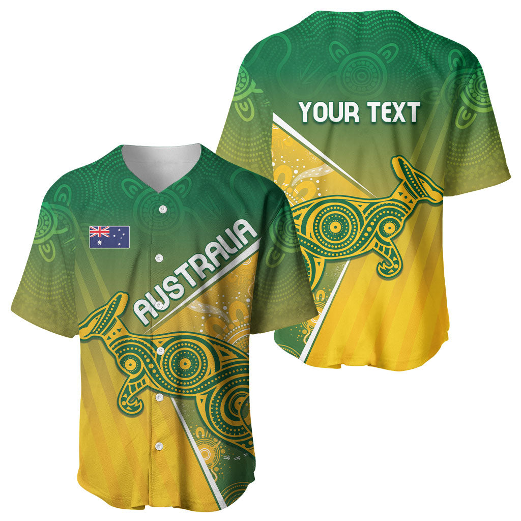 Australia Indigenous Personalised Wallabies Baseball Jersey Rugby Rivals