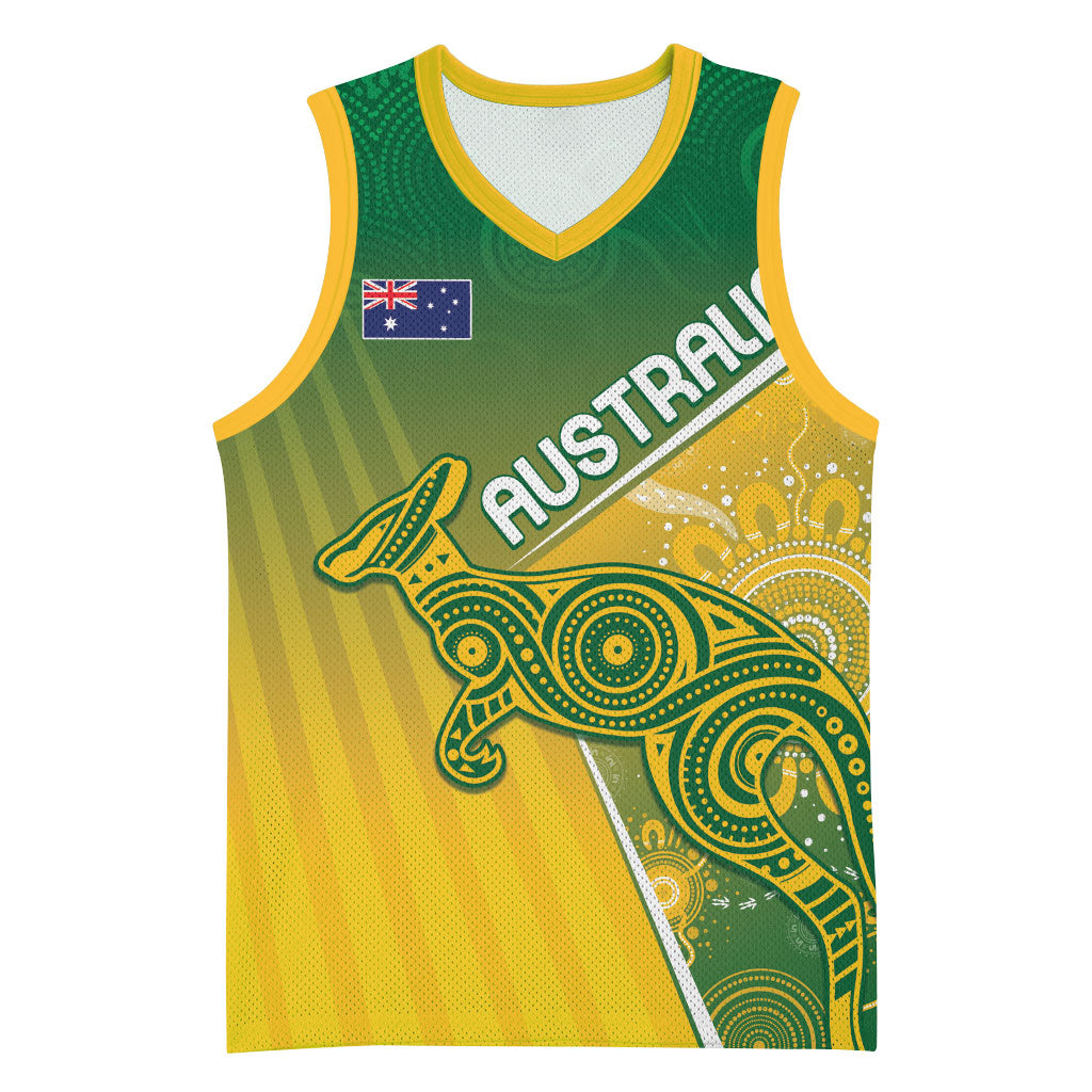 Australia Indigenous Personalised Wallabies Basketball Jersey Rugby Rivals