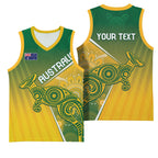 Australia Indigenous Personalised Wallabies Basketball Jersey Rugby Rivals