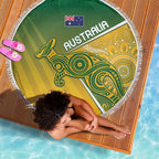 Australia Indigenous Wallabies Beach Blanket Rugby Rivals