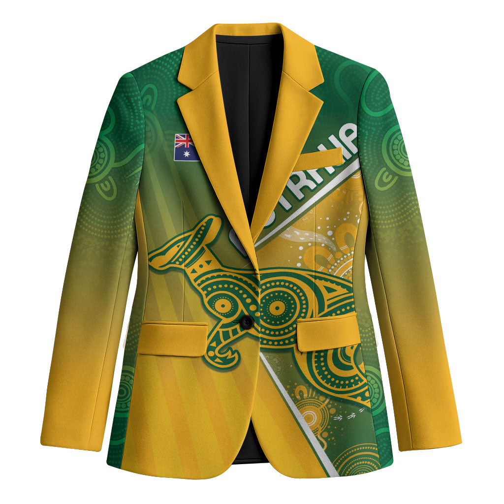 Australia Indigenous Personalised Wallabies Blazer Rugby Rivals