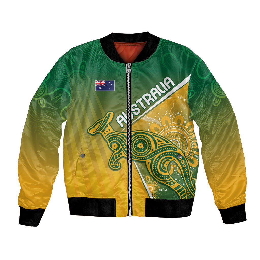 Australia Indigenous Personalised Wallabies Bomber Jacket Rugby Rivals