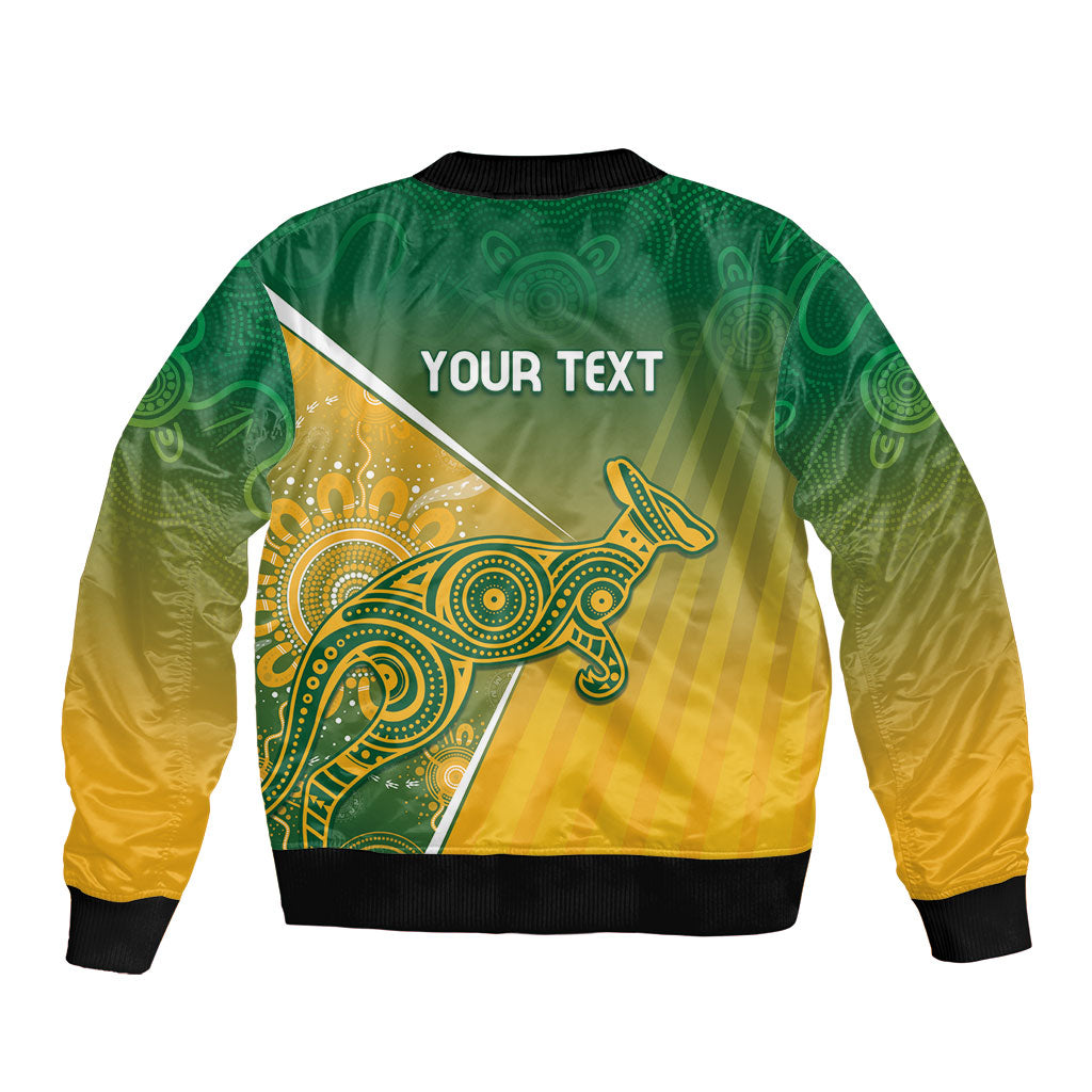 Australia Indigenous Personalised Wallabies Bomber Jacket Rugby Rivals