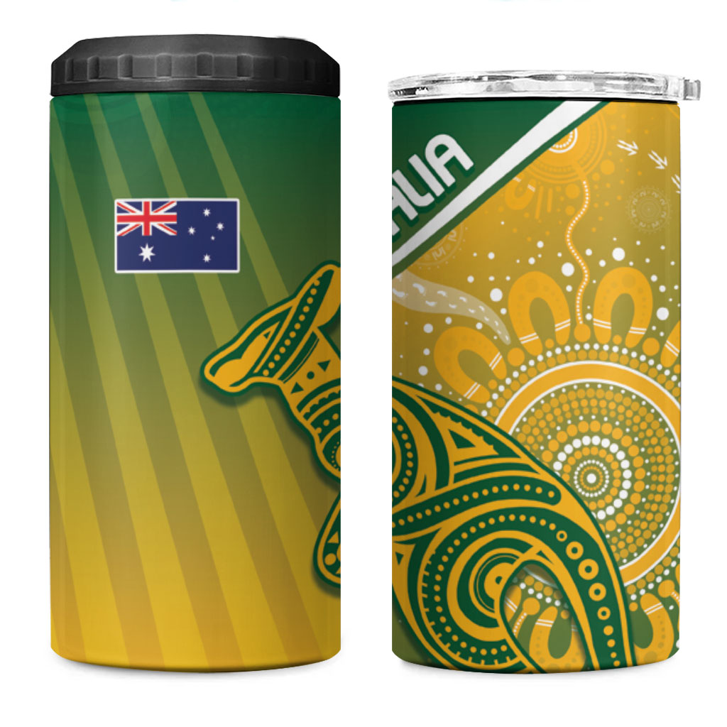 Australia Indigenous Wallabies 4 in 1 Can Cooler Tumbler Rugby Rivals