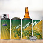 Australia Indigenous Wallabies 4 in 1 Can Cooler Tumbler Rugby Rivals