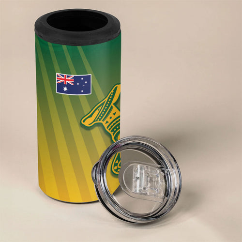 Australia Indigenous Wallabies 4 in 1 Can Cooler Tumbler Rugby Rivals